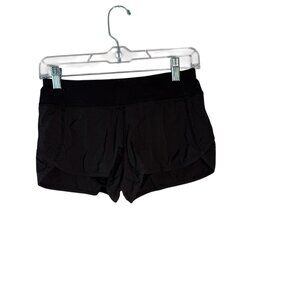 Girls Ivivva Black Athletic Running Shorts With Zip Pocket Size 14